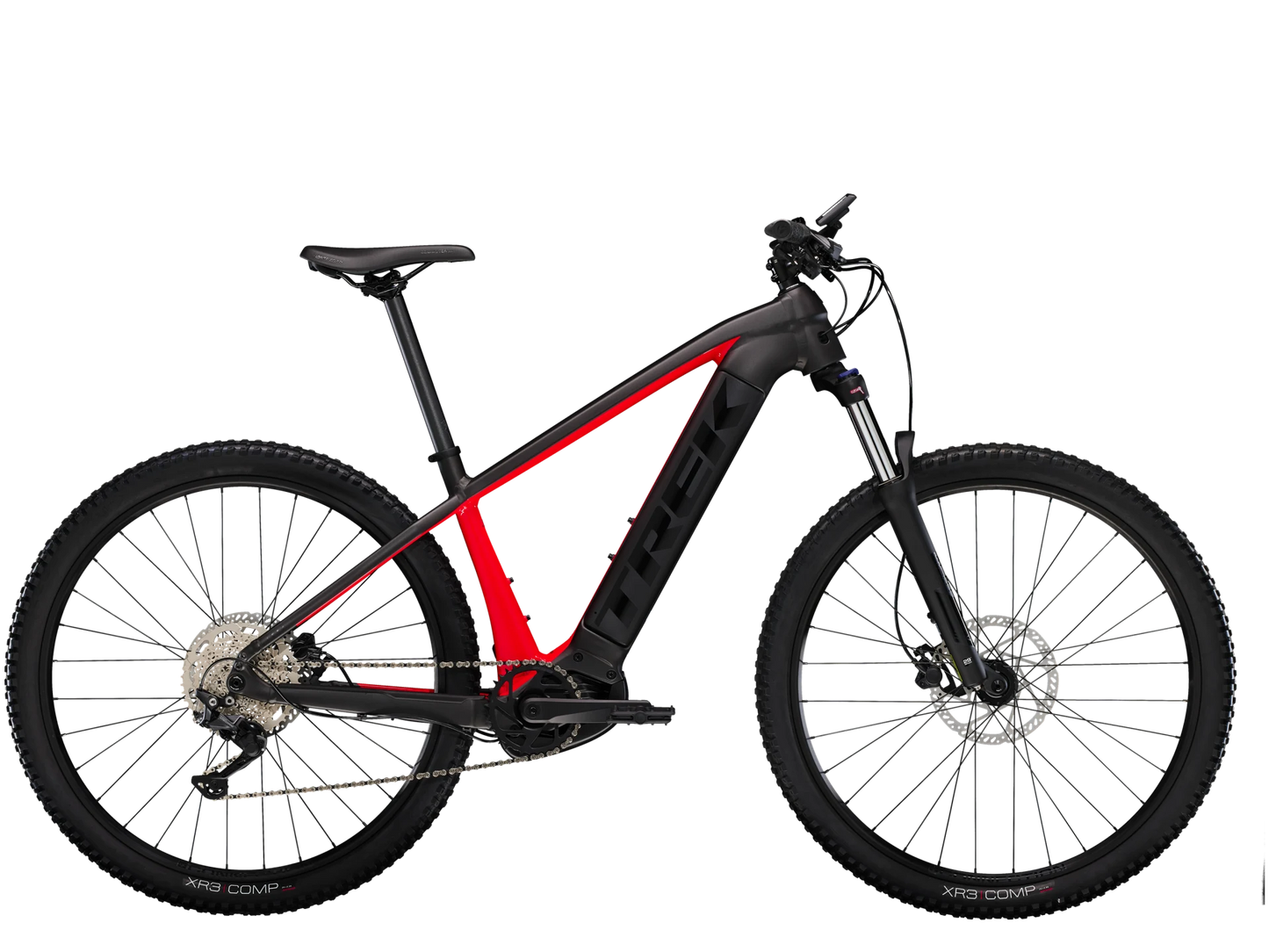 Trek Powerfly 4 (Matte Black/Gloss Red)