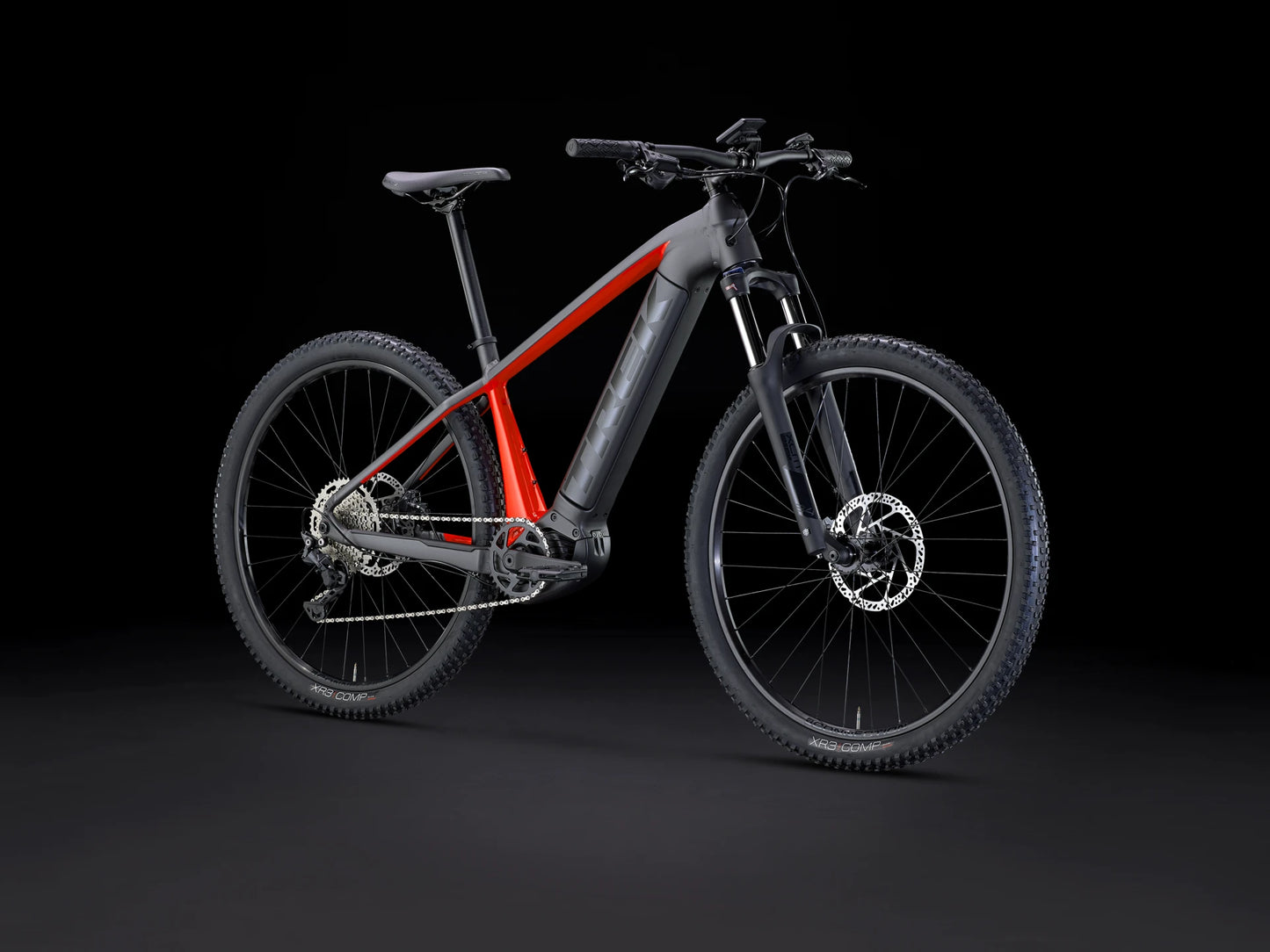 Trek Powerfly 4 (Matte Black/Gloss Red)