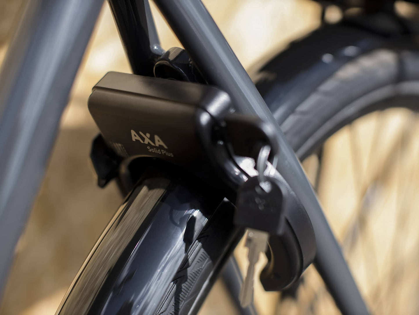 Trek Verve+ 1 Solid Charchoal Lås