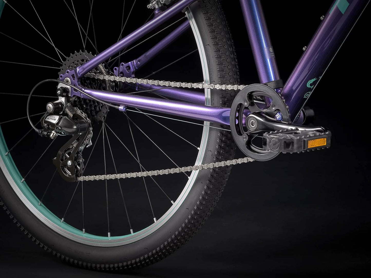 Trek Wahoo 26 Purple Flip Shimano Drivverk
