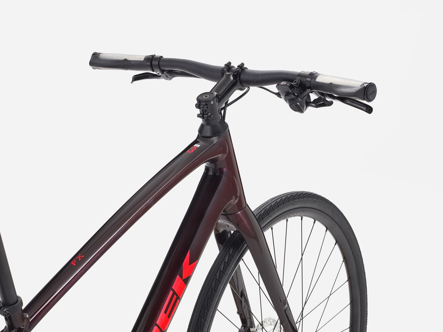 Trek FX 3 Stepover Gen 4 - Dark Carmine
