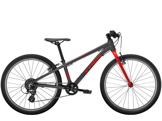 Trek Wahoo 24" (Lithium Grey/Radioactive Red)